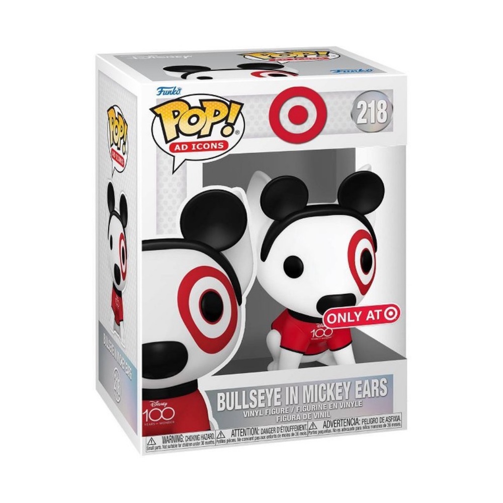 Funko POP! Ad Icons: Target Bullseye in Mickey Ears Vinyl Figure